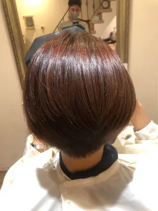 ショート カラー イヤリングカラー Ai 浅草橋店のヘアスタイル