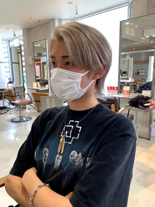 ショート カラー メンズ 大阪韓国ヘア 🦋RINKAのヘアスタイル