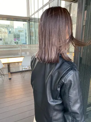 ミディアム カラー Living所属・ヨシモトリョウ 髪質改善/美髪のヘアスタイル