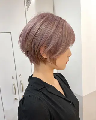 ショート カラー 夏山 秀憲のヘアスタイル