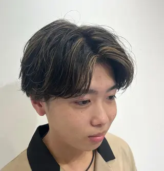 ショート カラー メンズ 【店長】メンズ職人 短髪　ハイトーン🔥のヘアスタイル