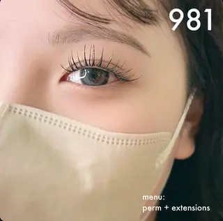 マツエク・マツパ 981所属・981 KURUMIのマツエク・マツパデザイン