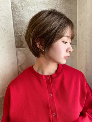 ショート カラー 韓国ヘア/髪質改善 /Harunaのヘアスタイル