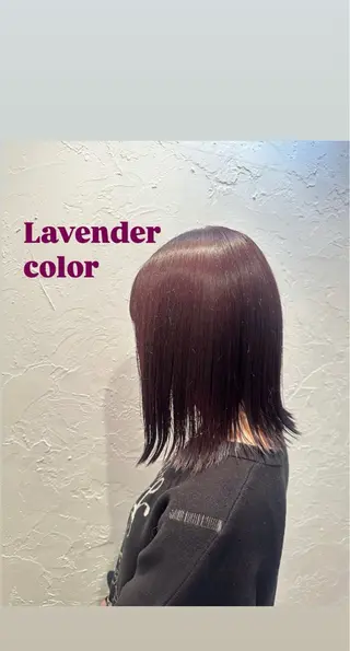 ミディアム cie所属・ふくし りこのヘアスタイル