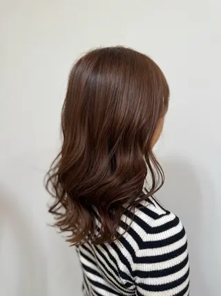 セミロング カラー SUNNY美容室所属・かとう りいなのヘアスタイル