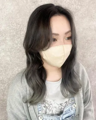 ロング カラー UNDER vr 【アンダーバー】のヘアスタイル