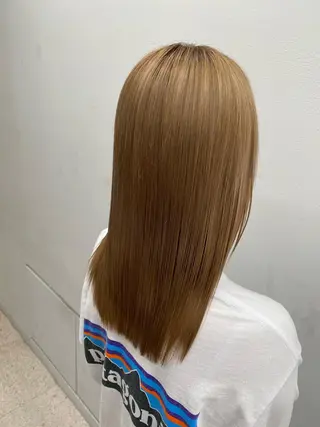 ロング 京都レイヤーカット/ 縮毛矯正/羽柴りくのマツエク・マツパデザイン