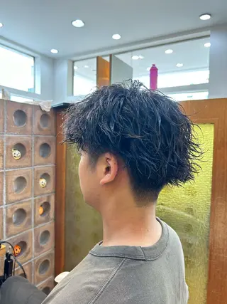 パーマ メンズ メンズスタイル 完全再現/仁翔のヘアスタイル