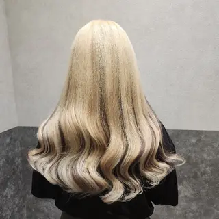 ミディアム カラー O.hair designers所属・シールエクステ🎀 ホシノ🕒ユウカのヘアスタイル