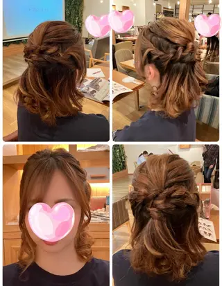 ヘアアレンジ 美容室chou＊chou所属・河邊マリコ まつ毛＆ヘッドスパ✨のエステ・リラクイメージ