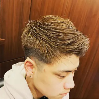 ショート メンズ ヒロ銀座 バーバーショップ神楽坂所属・ひらお あおとのヘアスタイル