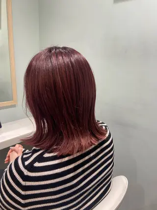 カラー atelier doux dimanche（アトリエ・ドゥー・ディマンシュ）所属・Fukamiレイヤー 透明感カラーのヘアスタイル