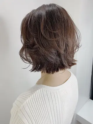 ショート カラー パーマ ヘアアレンジ レイヤーカット/艶髪 🎀笠原 優花🎀のヘアスタイル