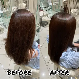 ロング 髪質改善美容師 鈴木のヘアスタイル