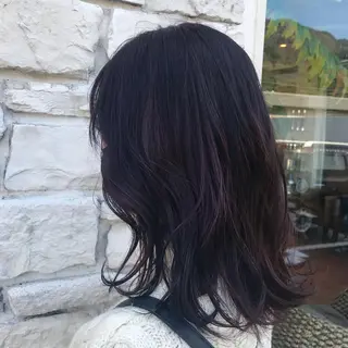 ミディアム カラー 毛流れフェザー スタイル🔹竹内凌のヘアスタイル