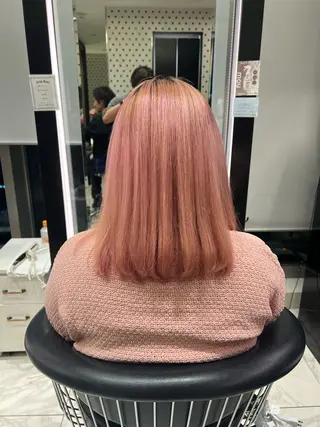 ミディアム レディースショート／ メンズパーマ／足立のヘアスタイル