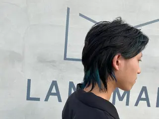 ショート カラー メンズ 小岸 竜のヘアスタイル