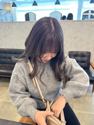 ミディアム カラー タカノ ユラ bisou hairのヘアスタイル