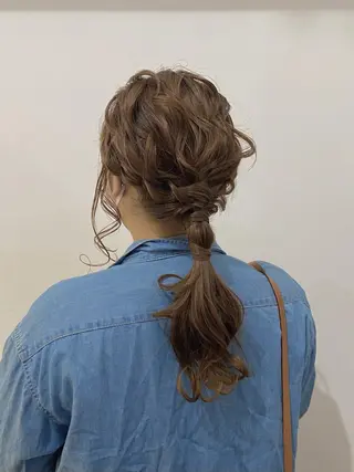 セミロング 柔らかbeige /chinari❤︎のヘアスタイル