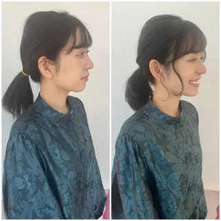 ロング カラー 岩田菜央 《武蔵小杉》のヘアスタイル