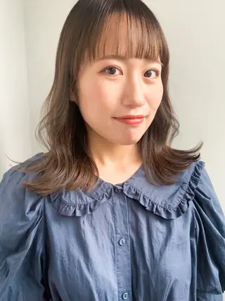 ミディアム 流音 【直前割あり】のヘアスタイル