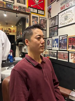 ショート メンズ CribHoodbarbershop所属・白井 昇太のヘアスタイル