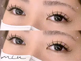 マツエク・マツパ LED/バインド/ miu TOMOMIのマツエク・マツパデザイン