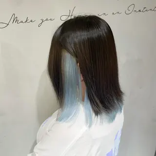 ミディアム 佐田 智郷のヘアスタイル
