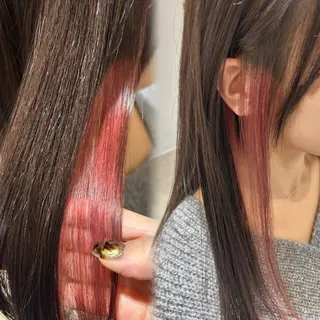ロング カラー Kurumi 🩰暖色カラーのヘアスタイル