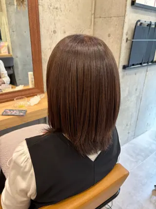 ミディアム ユイナ カラーモデル大募集のヘアスタイル