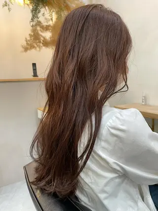 ロング カラー 高梨 菜々のヘアスタイル