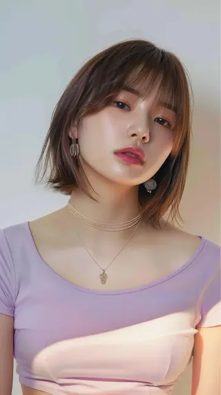 ショート NANAMI/海外風 レイヤー/ボブのヘアスタイル