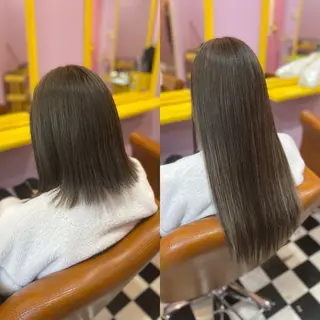 ミディアム チビ編み込みエクステ どぅ〜す/YUIのヘアスタイル