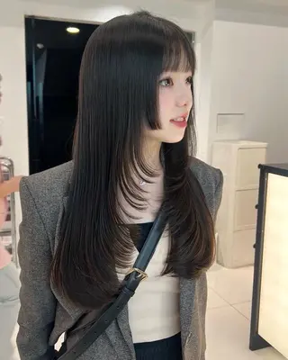 ロング PARC by Un ami所属・もも ／メンズ〜レディースのヘアスタイル