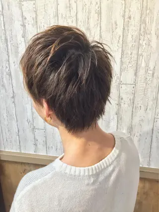 カラー アンククロス横浜関内店所属・ブリーチカラーカット /miinaのヘアスタイル