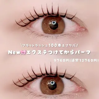マツエク・マツパ Azuria eyelash 恵比寿店所属・耳ツボジュエリー🎀 韓国束感まつげ🩵のマツエク・マツパデザイン