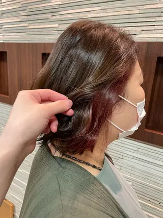 ミディアム 佐藤 由依/透明感カラーのヘアスタイル
