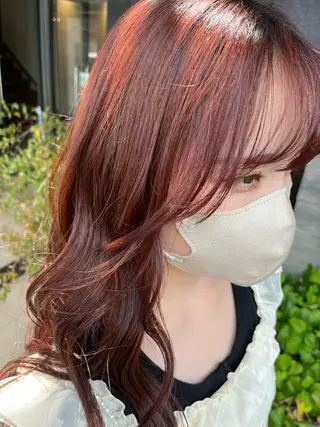 カラー 🩶韓国艶髪🇰🇷 下本夕綺のヘアスタイル