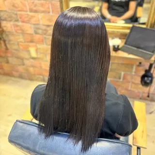 ロング カラー 髪質改善/縮毛矯正 💜COCORO💜のヘアスタイル