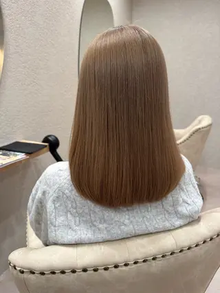 ミディアム カラー 蟹江 聡太✨レイヤーカットのヘアスタイル