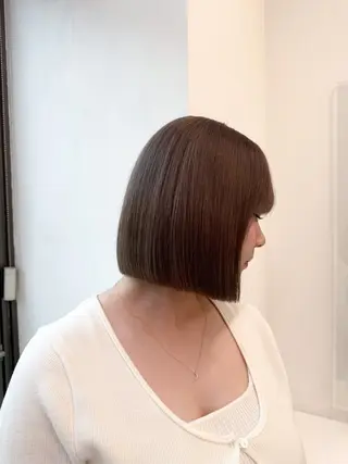 ショート カラー ヘアアレンジ flammeum所属・ハイトーン/ボブ /misakiのヘアスタイル