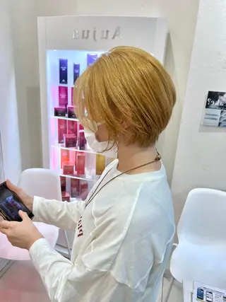 ミディアム カラー 白髪ぼかし/ 艶カラー🌿斎藤相慶のヘアスタイル