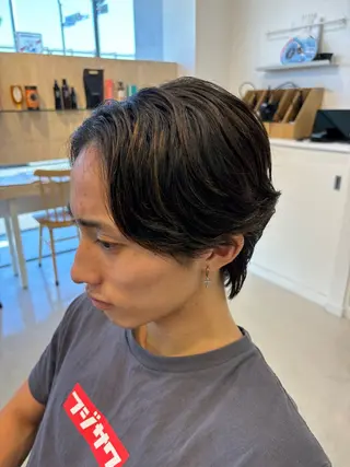 パーマ メンズ メンズパーマ/ スパイキー/フェードのヘアスタイル