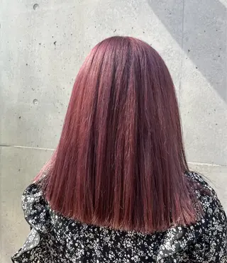 セミロング カラー Chocolat阿部野所属・なかじま ささらのヘアスタイル