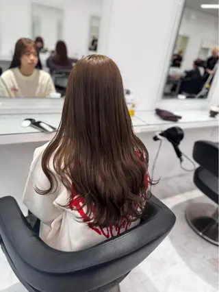 ロング カラー ヘアアレンジ 透け上品ハイトーン 職人ゆうと🤍のヘアスタイル