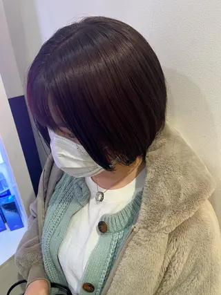 ショート カラー AMRITA所属・men'sカット パーマ🫧シオンのヘアスタイル