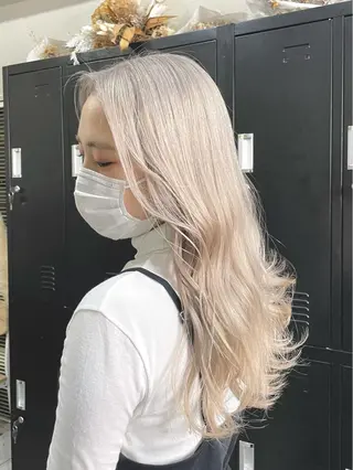ミディアム カラー パーマ ヘアアレンジ メンズ キッズ ネイル マツエク・マツパ アイブロウ 韓国ボブ/髪質改善 ニュアンス特化RYOのヘアスタイル