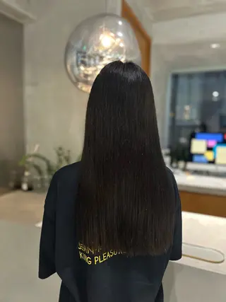 ロング カラー 馬場 菜乃夏のヘアスタイル