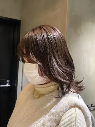 ミディアム カラー デザインカラー❤︎ イシイレイのヘアスタイル