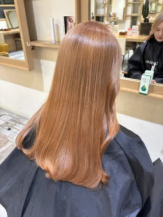 ロング ハイトーン/暖色 カラー/maoのヘアスタイル